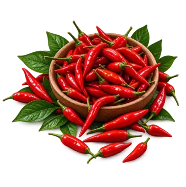 Fresh Kenyan chillies