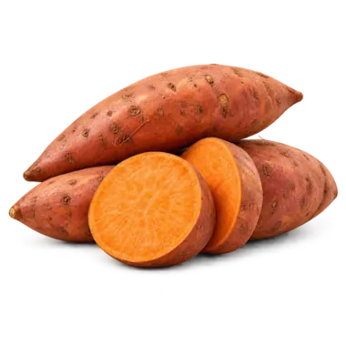 Fresh Kenyan sweet potatoes
